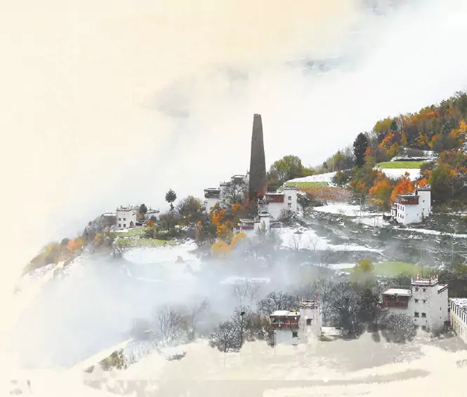 基卡依村：碉楼藏寨隐云端（文：郭静）